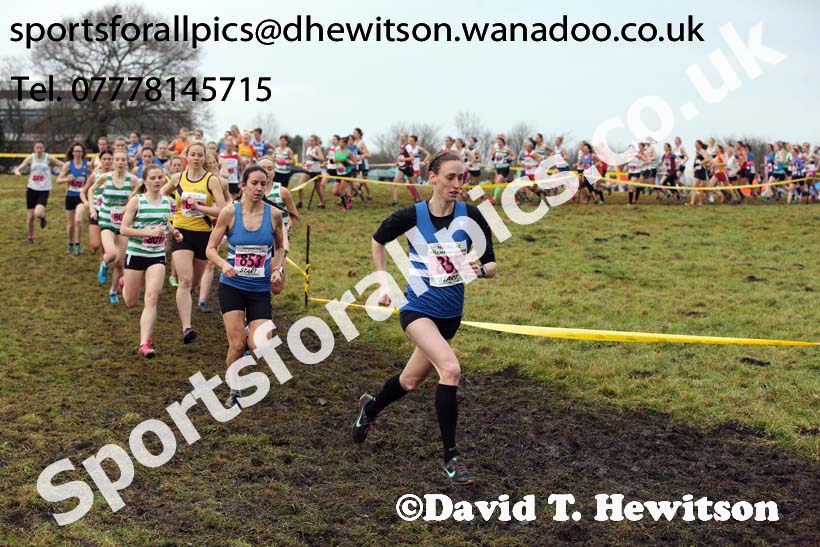 Senior womens North Eastern Cross Country, Aykley Heads, Durham. Photo: David T. Hewitson/Sports for All Pics